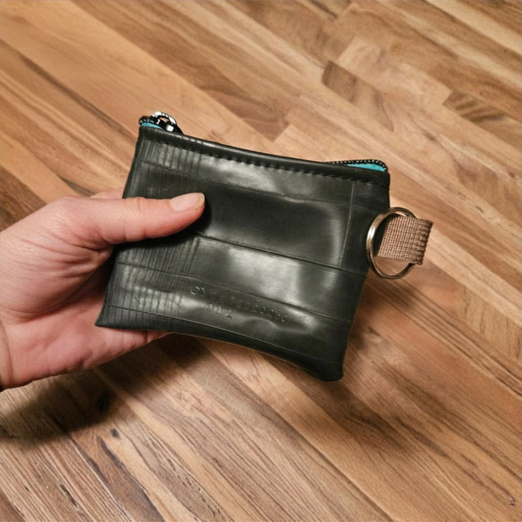 (S) Up-Cycled Ruber Tube Pouch